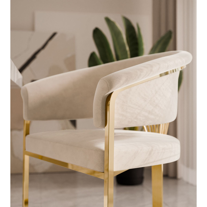 Krzesło tapicerowane MOUNIR