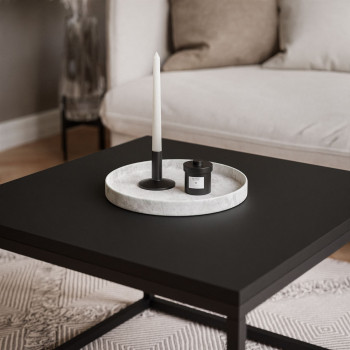 Ława stolik kawowy YOSHI czarny mat 60x60 cm