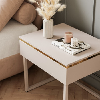 Stolik nocny na stelażu AURORA KASZMIR