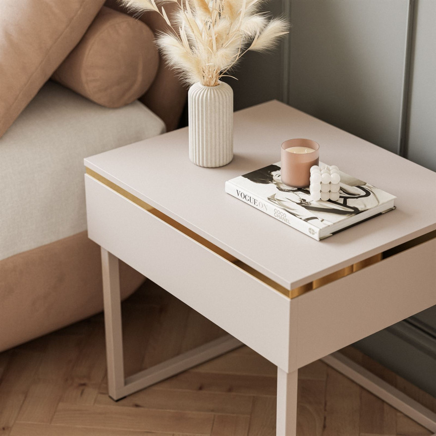 Stolik nocny na stelażu AURORA KASZMIR