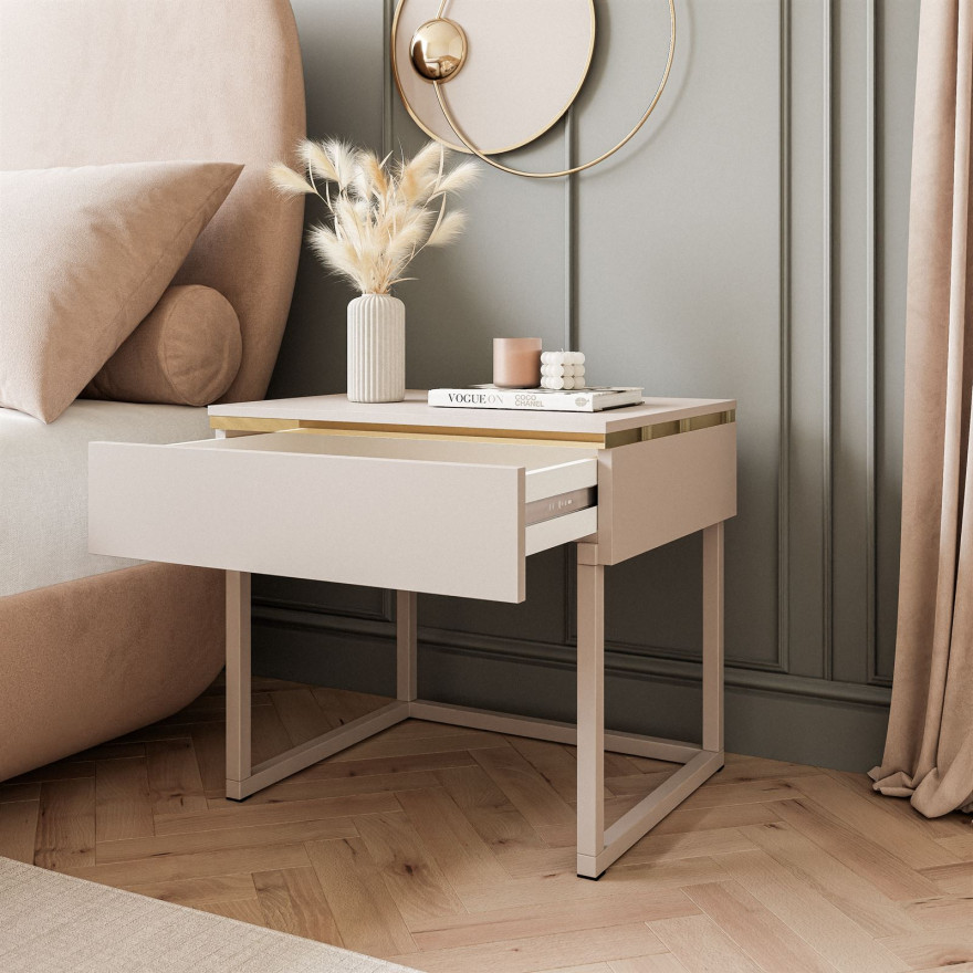 Stolik nocny na stelażu AURORA KASZMIR