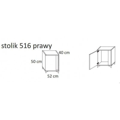 Sypialnia MARCO czarna/sonoma - ZESTAW MEBLI