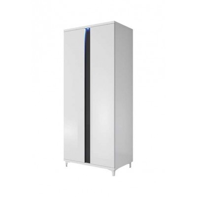 Sypialnia MARCO czarna/sonoma - ZESTAW MEBLI