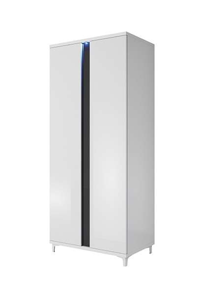 Sypialnia MARCO czarna/sonoma - ZESTAW MEBLI