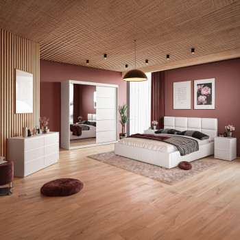 Sypialnia SIMPLE biały mat