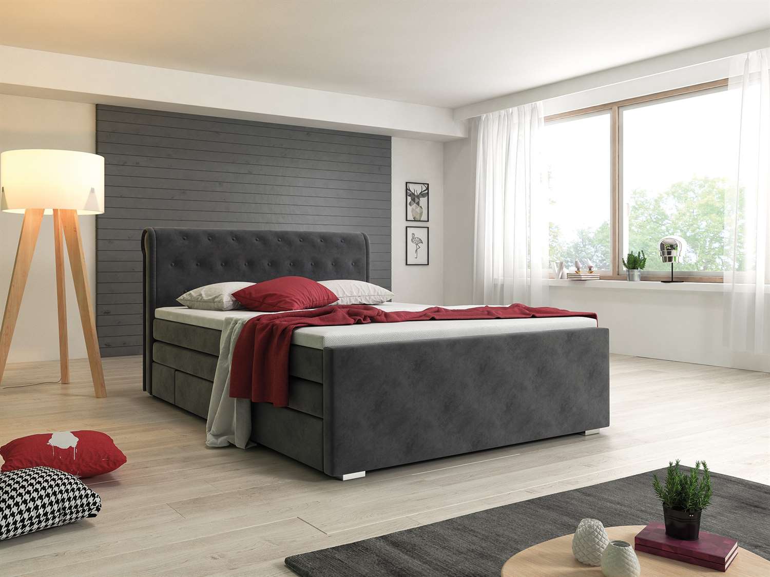 Łóżko tapicerowane LORD - 140/160/180x200