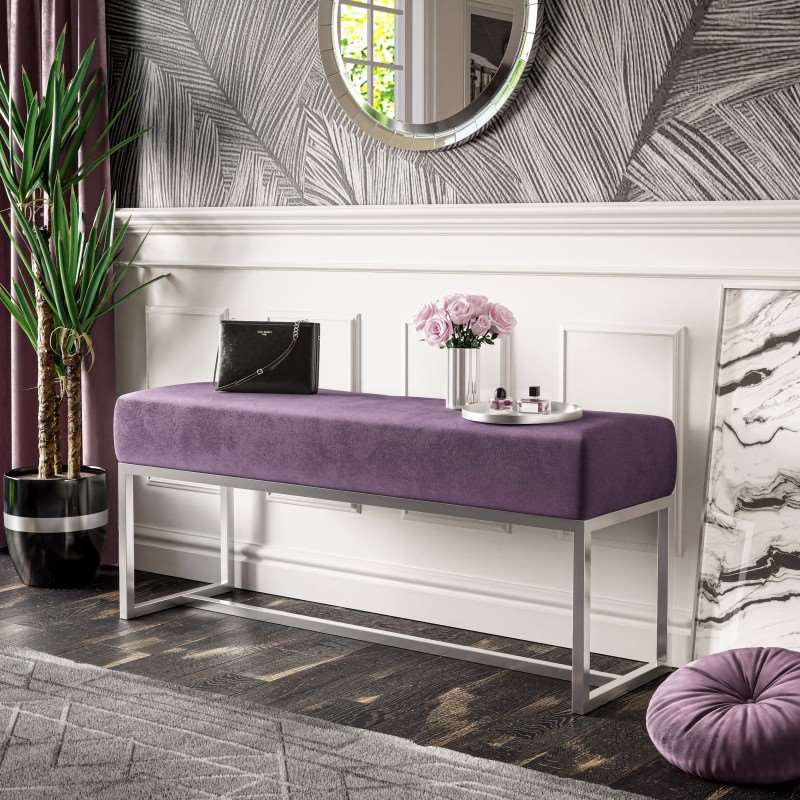 Ławka tapicerowana CANDY GLAMOUR French Velvet 664