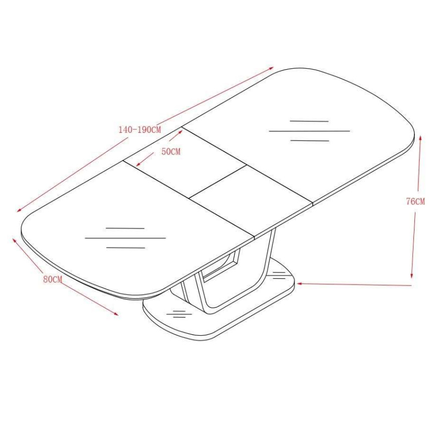 Stół rozkładany NAIROBI II