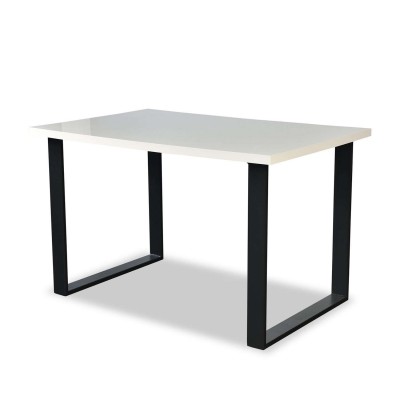 Stół Venice biały mat połysk 125 cm nierozkładany