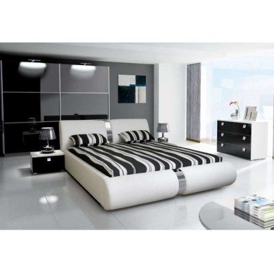 Komoda z trzema szufladami RIVA wysoki połysk