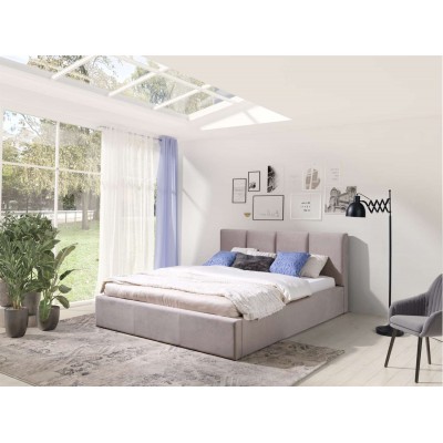 Łóżko kontynentalne tapicerowane XARA