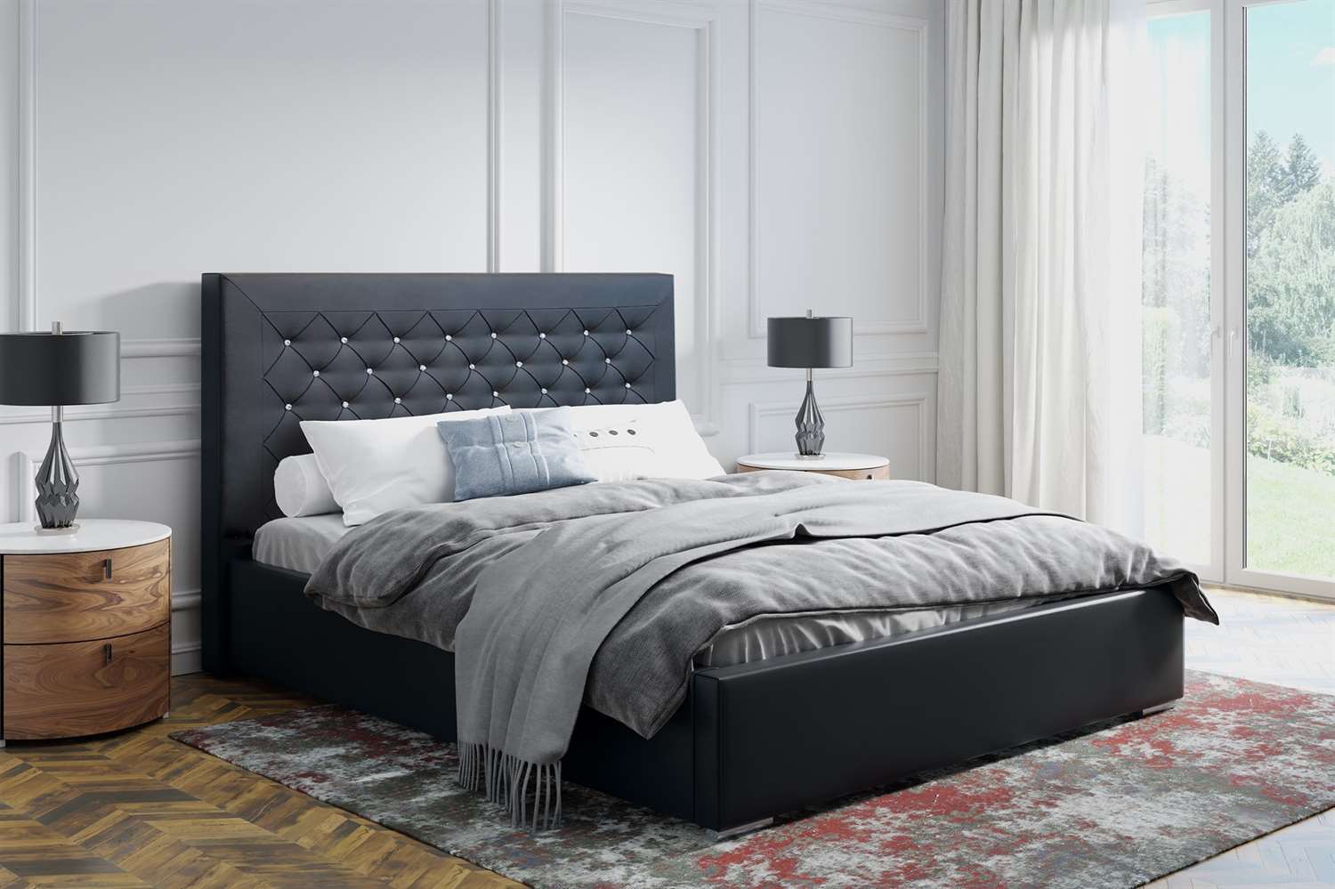 Łóżko tapicerowane CHANNEL