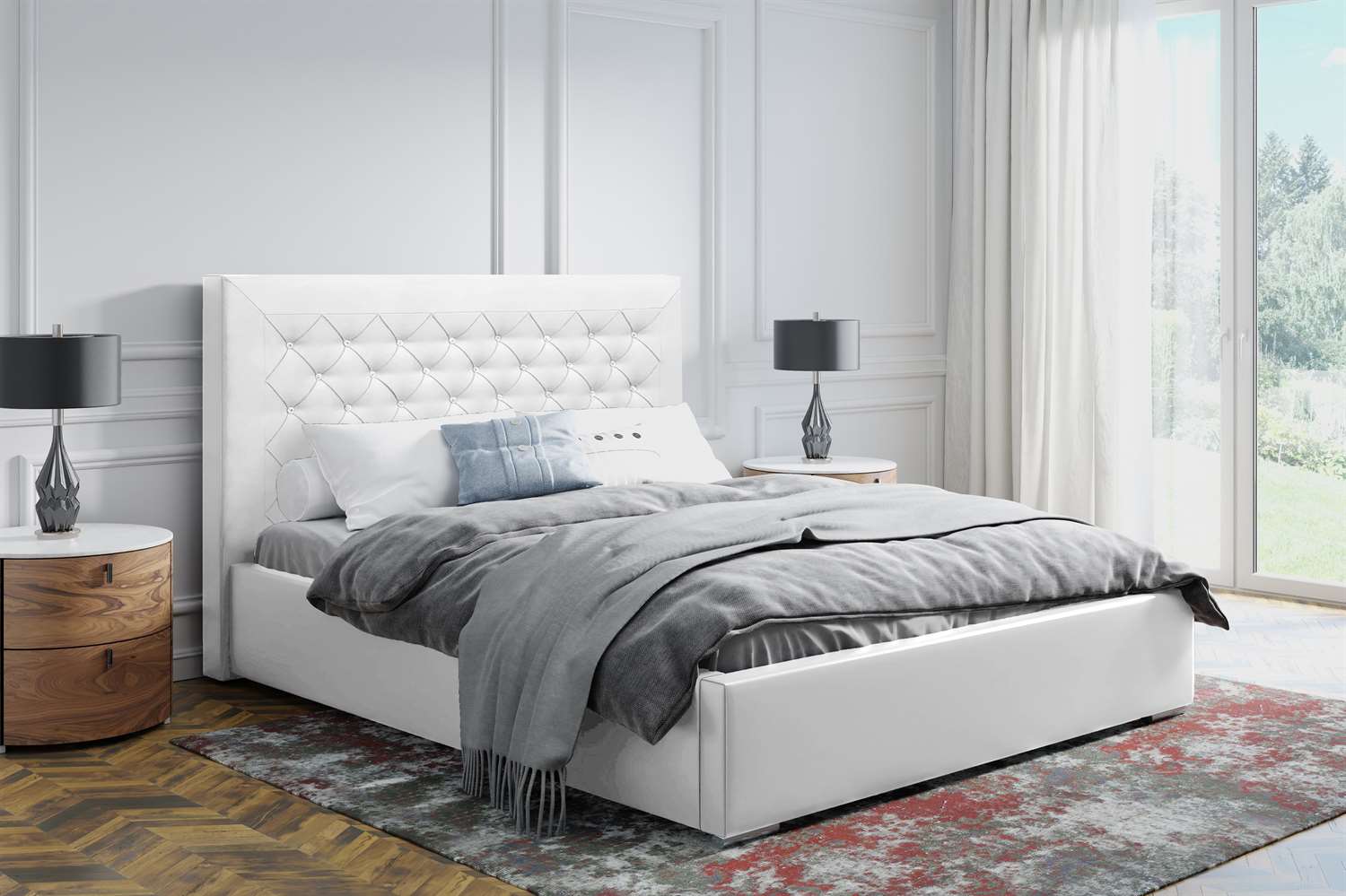 Łóżko tapicerowane CHANNEL