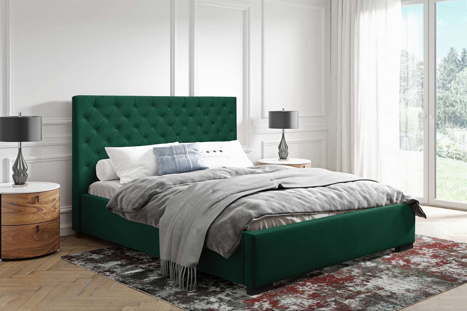 Łóżko tapicerowane GEORGIA 