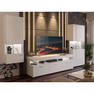 Szafka pod telewizor W9.314 VANCOUVER biały / biały połysk Szafka pod telewizor W9.314 VANCOUVER biały / biały połysk