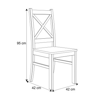Zestaw do jadalni ARTON I rozkładany stół + 4 krzesła