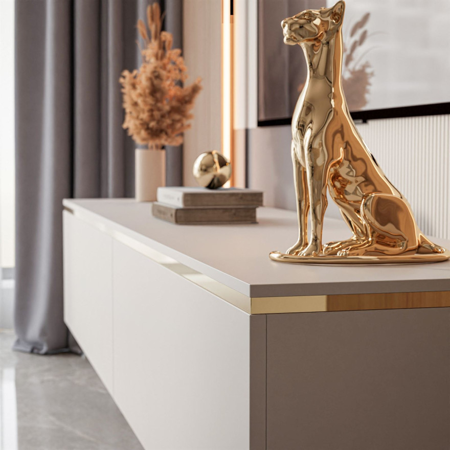 Meblościanka AURORA II na nóżkach kaszmir