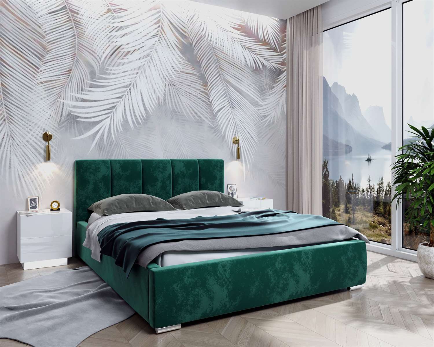 Łóżko tapicerowane SALOME Eureka 2121