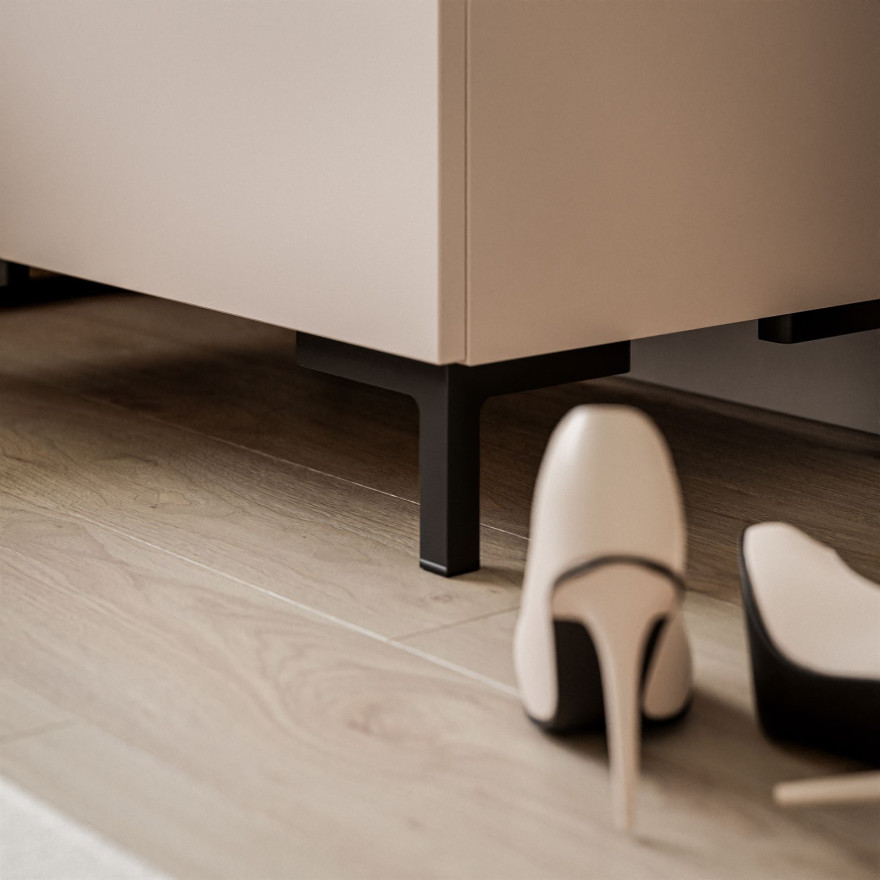 Szafka nocna LINA KASZMIR 2S na nóżkach LED