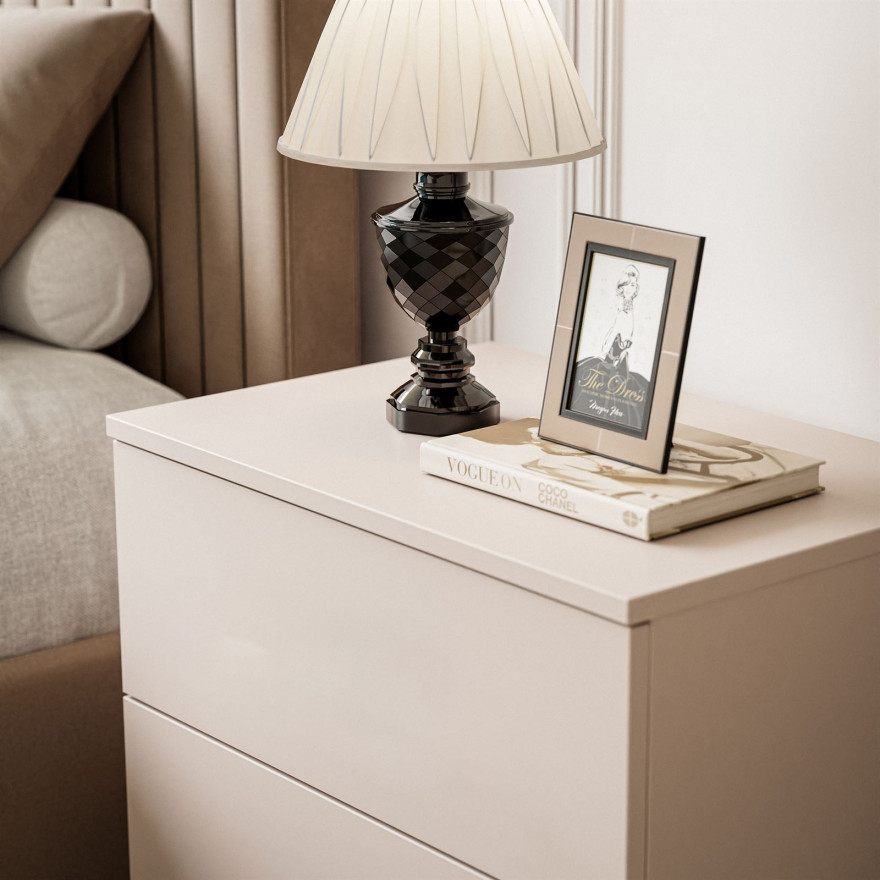 Szafka nocna LINA KASZMIR 2S na nóżkach LED