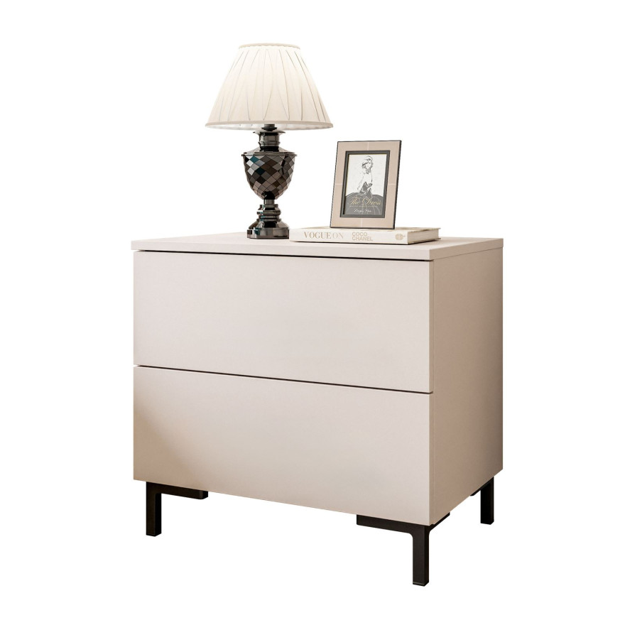 Szafka nocna LINA KASZMIR 2S na nóżkach LED