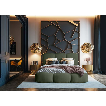 Łóżko tapicerowane INGRID z pojemnikiem