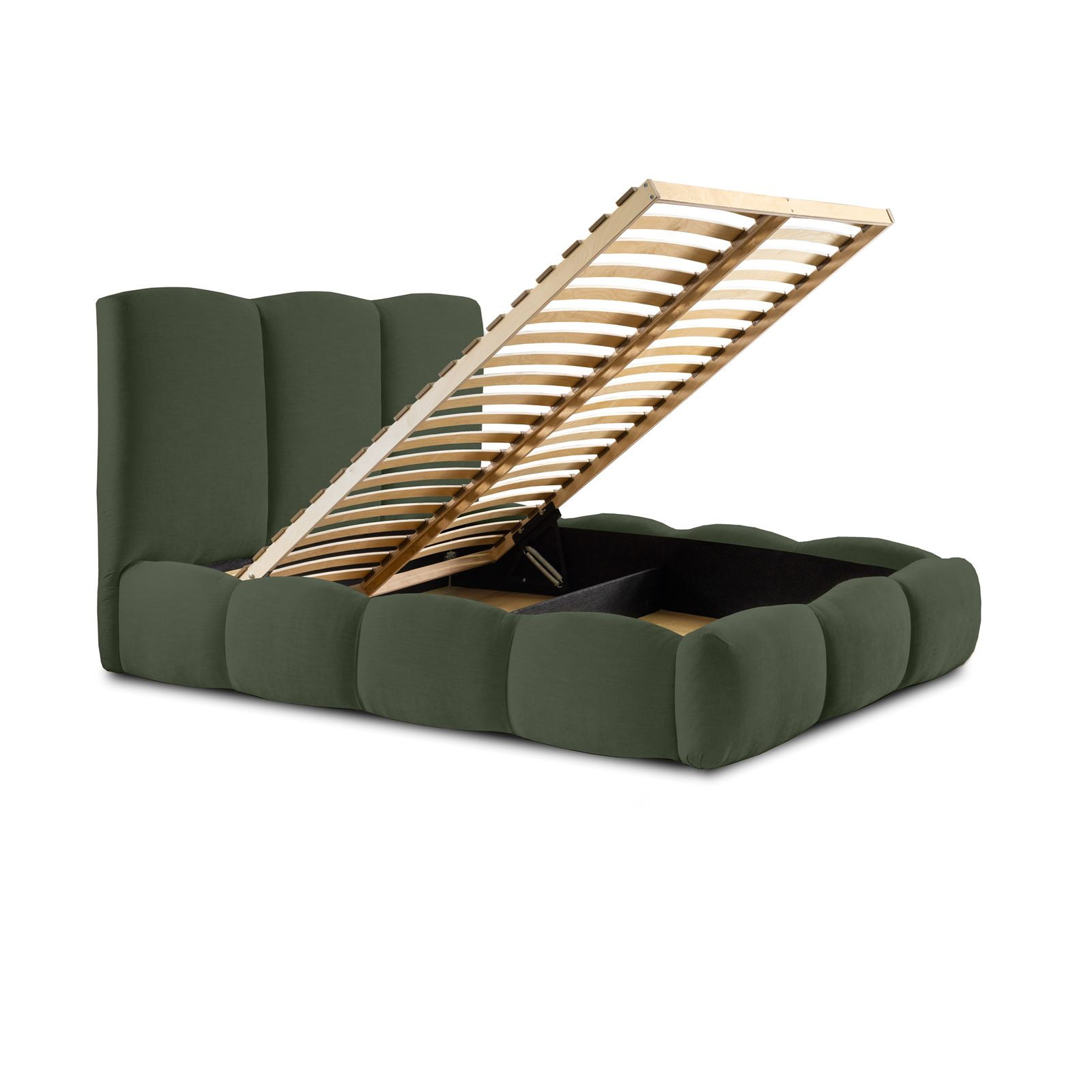 Łóżko tapicerowane INGRID z pojemnikiem