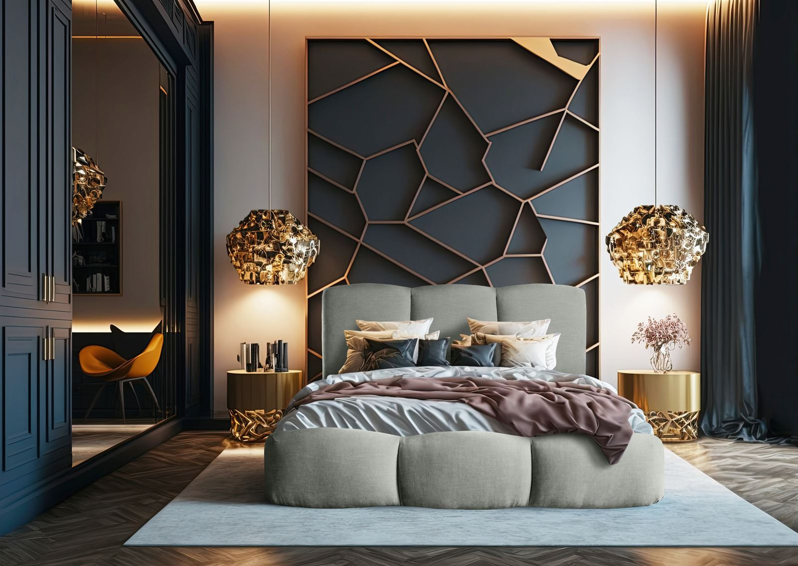 Łóżko tapicerowane INGRID z pojemnikiem