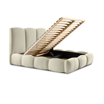 Łóżko tapicerowane INGRID z pojemnikiem