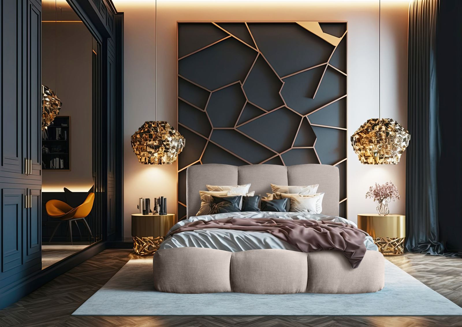 Łóżko tapicerowane INGRID z pojemnikiem