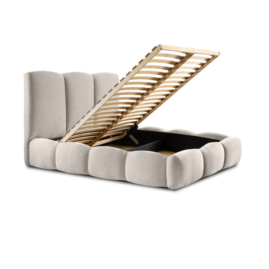 Łóżko tapicerowane INGRID z pojemnikiem