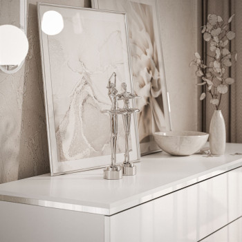 Komoda z szufladami AURORA SILVER 4S1D