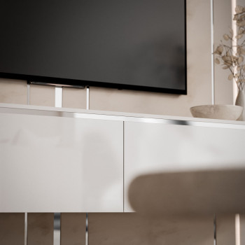 Szafka RTV AURORA SILVER 180 cm