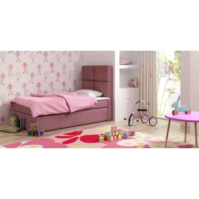 Łóżko pojedyncze tapicerowane SAM