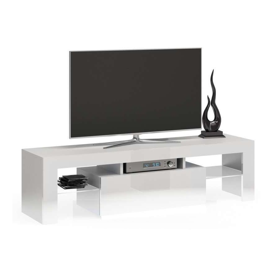 Szafka RTV ALMA PLUS 140/160 cm wysoki połysk