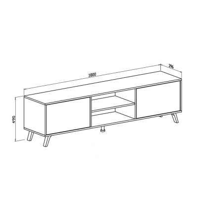 Szafka RTV SORO 180 cm