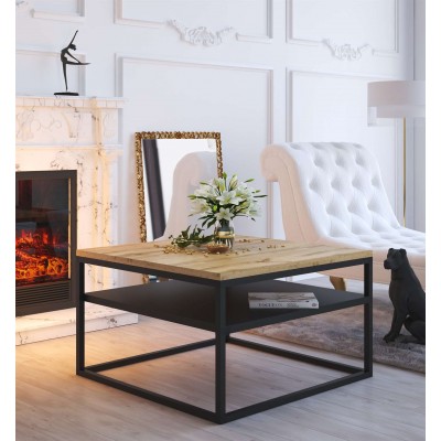 Ława NOVA z półką dąb wotan artisan stirling