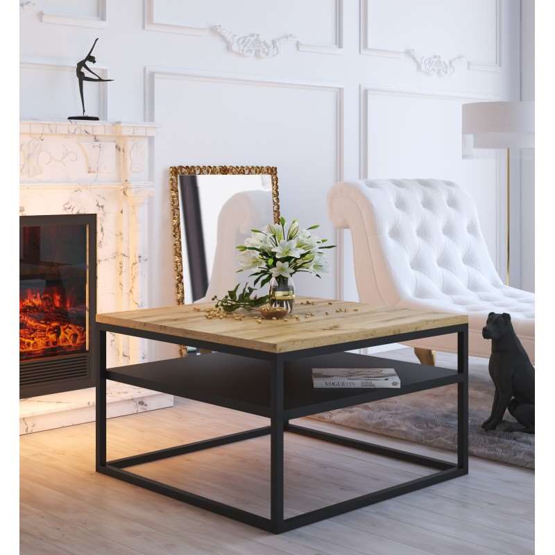 Ława NOVA z półką dąb wotan artisan stirling