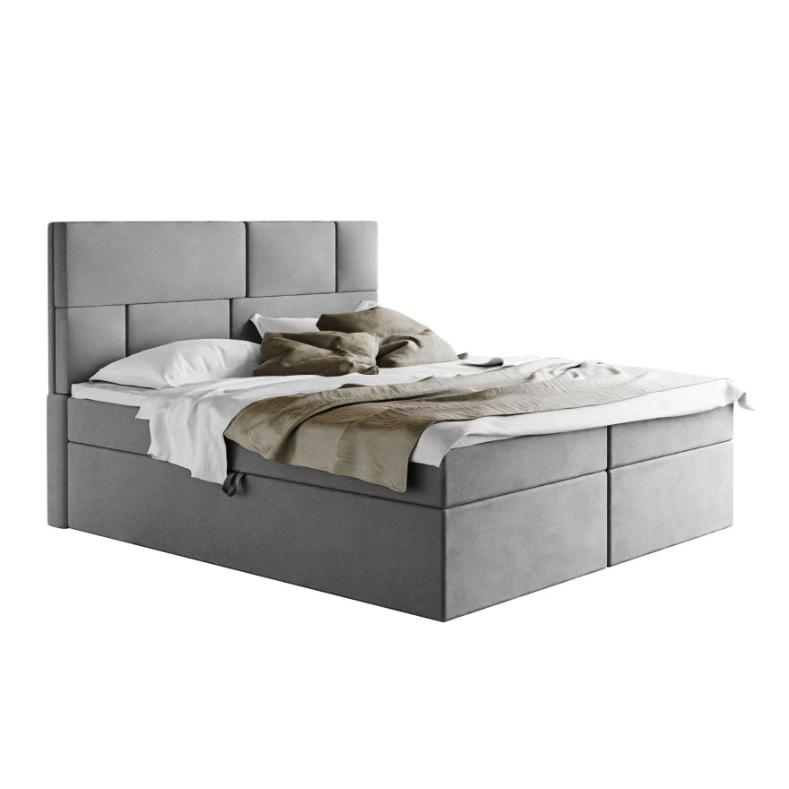 Łóżko kontynentalne LUCY z materacem bonellowym