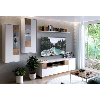 Meblościanka ESOS II dąb wotan