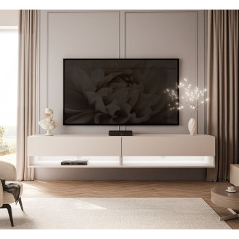 Szafka wisząca RTV CALANTE 180 cm z oświetleniem LED