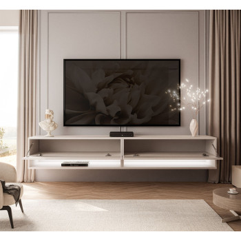 Szafka wisząca RTV CALANTE 180 cm z oświetleniem LED