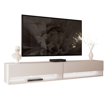 Szafka wisząca RTV CALANTE 180 cm z oświetleniem LED