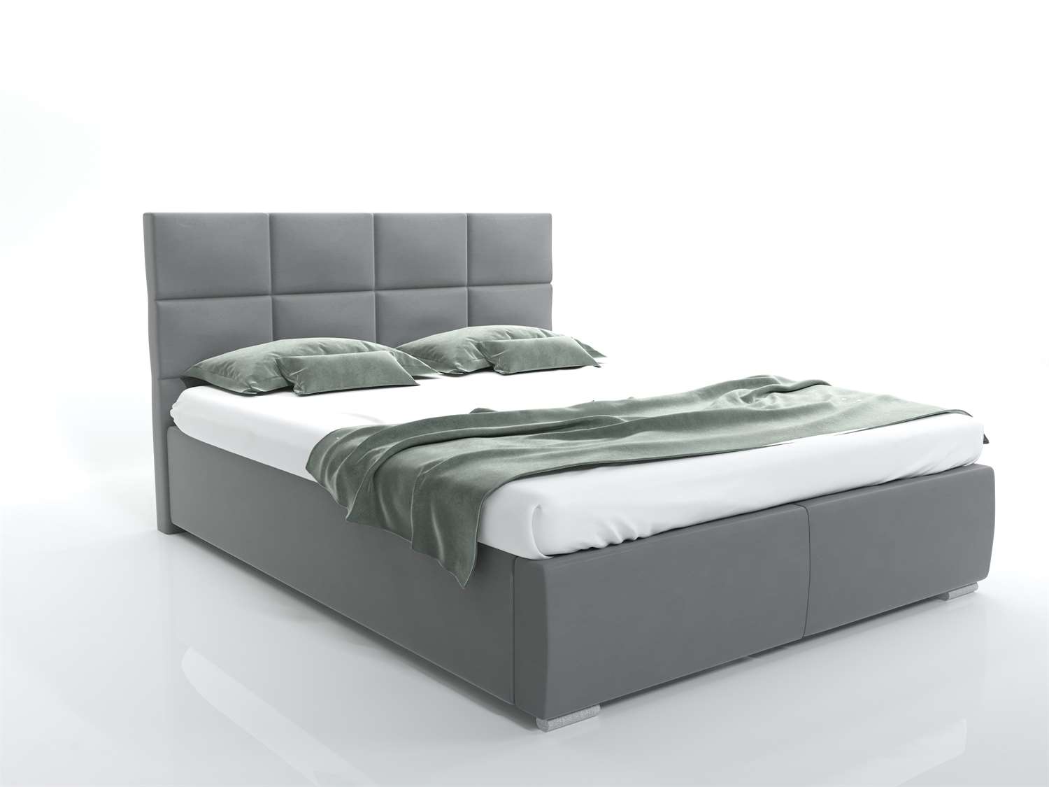 Łóżko kontynentalne MONA 180x200 z pojemnikiem Jasmine 96