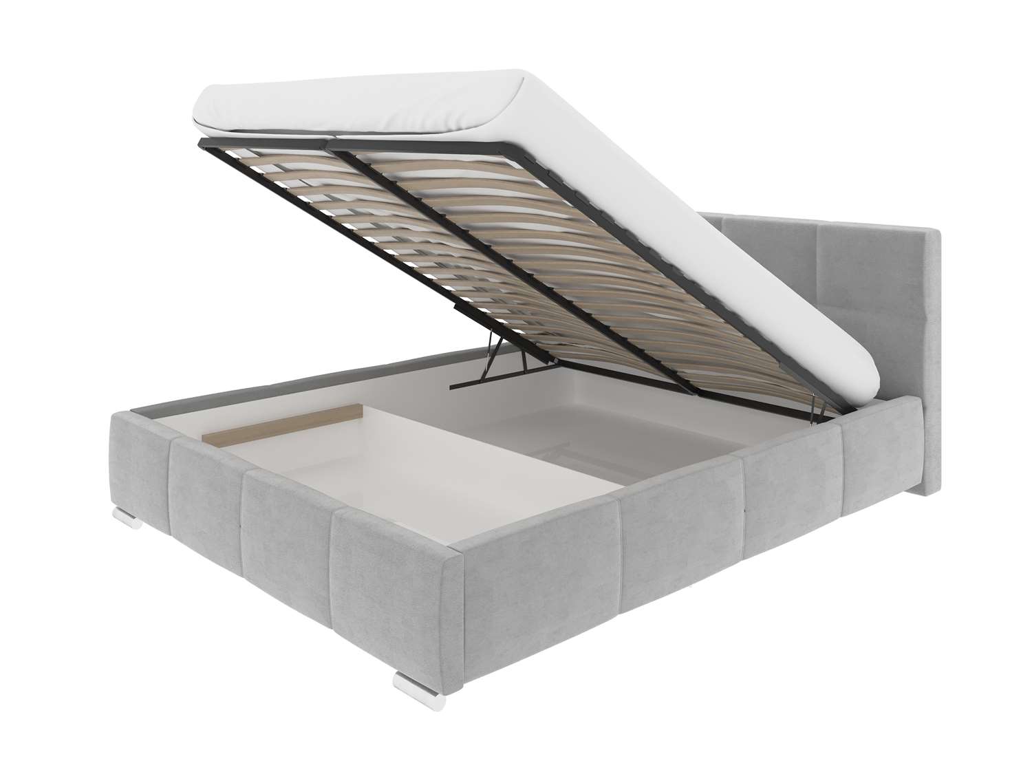 Łóżko tapicerowane SARA z pojemnikiem 180x200 Jasmine 90