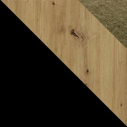 Czarny / dąb artisan + Monolith 38