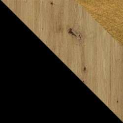 Czarny / dąb artisan + Monolith 48