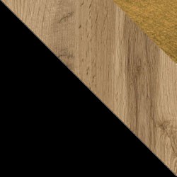 Czarny / dąb wotan + Monolith 48