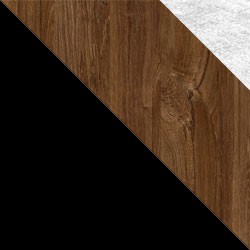 Czarny / dąb stirling + Monolith 84