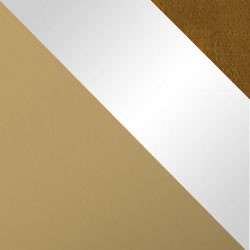 Złoty mat / biały połysk + Monolith 48